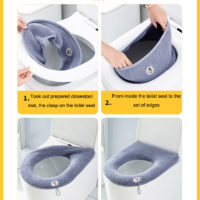 Fuzzy Toilet Seat Cover - Image 4