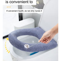 Fuzzy Toilet Seat Cover - Image 2
