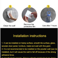 Biglotstore Self Adhesive Hook (Clear) - Image 4