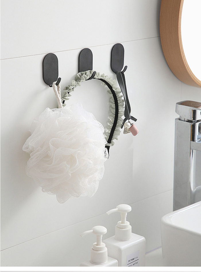 Biglotstore Bathroom Door Hooks Matt Black