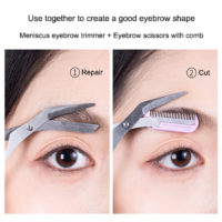 Biglotstore Eyebrow Scissors With Comb - Image 4