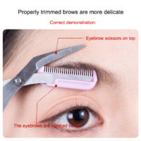 Biglotstore Eyebrow Scissors With Comb - Image 3