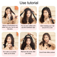 Biglotstore Heatless Curling Rod Headband - Image 3