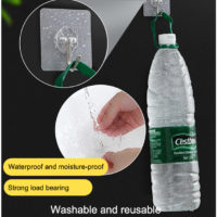 Biglotstore Self Adhesive Hook (Clear) - Image 2