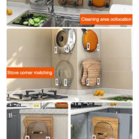 Biglotstore Stainless Steel Pot Pot Lid Rack - Image 5